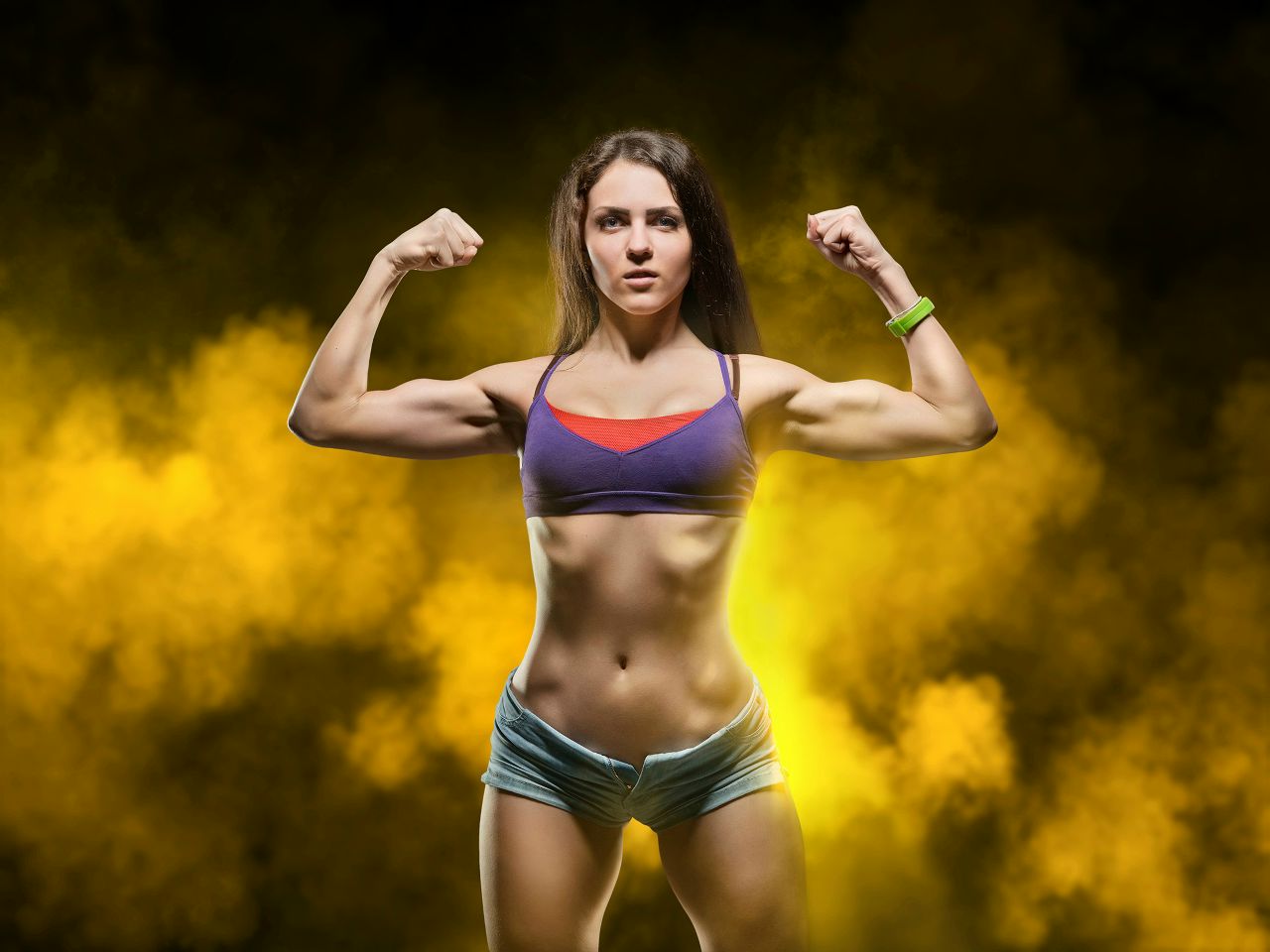 Athletic girls in Iquitos